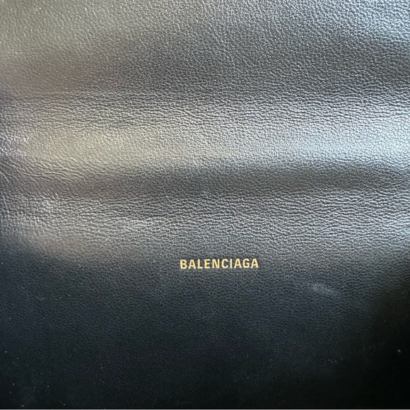 Balenciaga Sharp Logo Chain Bag in Blue - Picture 6 of 9